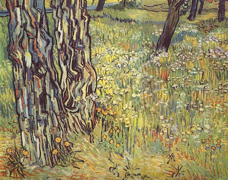 Vincent Van Gogh Baumstamme oil painting picture